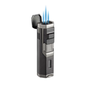 ANDES GUNMETAL TRIPLE TORCH LIGHTER VISOL