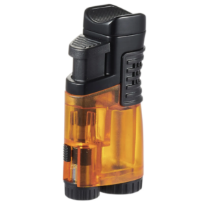 BISON ORANGE TRIPLE TORCH LIGHTER VISOL