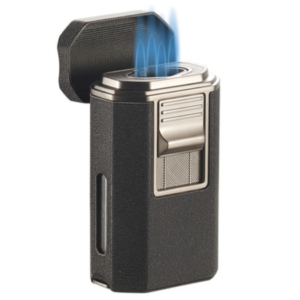 BOULDER BLACK CRACKLE LIGHTER VISOL
