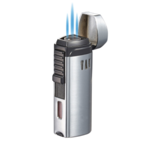 DENALI SILVER TRIPLE TORCH LIGHTER VISOL