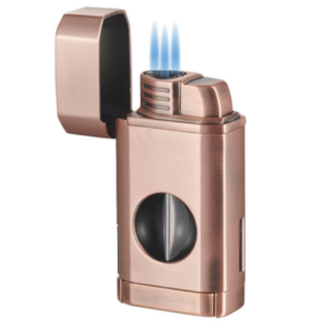 DIABLO BRONZE TRIPLE TORCH LIGHTER VISOL