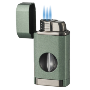 DIABLO GREEN TRIPLE TORCH LIGHTER VISOL