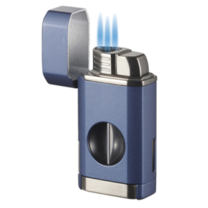 DIABLO NAVY BLUE TRIPLE TORCH LIGHTER VISOL