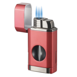 DIABLO RED TRIPLE TORCH LIGHTER VISOL