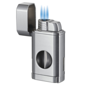 DIABLO SILVER TRIPLE TORCH LIGHTER VISOL
