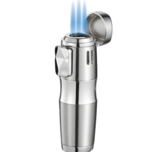 EPIC SILVER TRIPLE FLAME LIGHTER VISOL