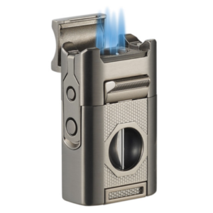 JOPLIN GUNMETAL QUAD TORCH LIGHTER VISOL
