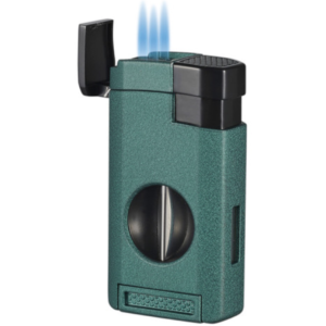 KAMET GREEN CRACKLE TRIPLE TORCH LIGHTER VISOL