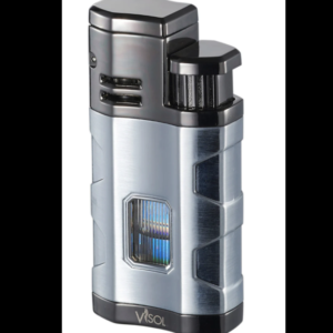KAUAI TRIPLE TORCH LIGHTER CHROME VISOL