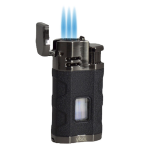 KAUAI TRIPLE TORCH LIGHTER MATTE BLACK VISOL