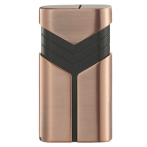 MITCHELL BRONZE DUAL TORCH LIGHTER VISOL