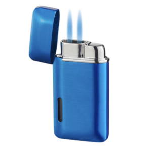 NEVIS BLUE DUAL TORCH LIGHTER VISOL