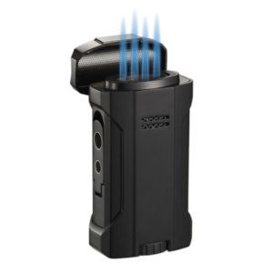 RHINO BLACK QUAD FLAME TORCH LIGHTER VISOL