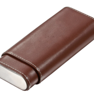 SANTA FE BROWN 2-3 CIGAR CASE - BR3 VISOL