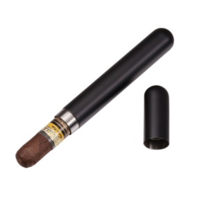 SIGMA BLACK STAINLESS STEEL CIGAR HOLDER