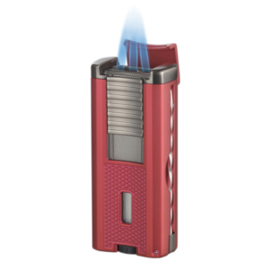 STRIKER RED TRIPLE TORCH LIGHTER VISOL