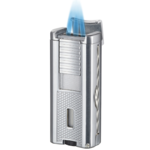 STRIKER SILVER TRIPLE TORCH LIGHTER VISOL